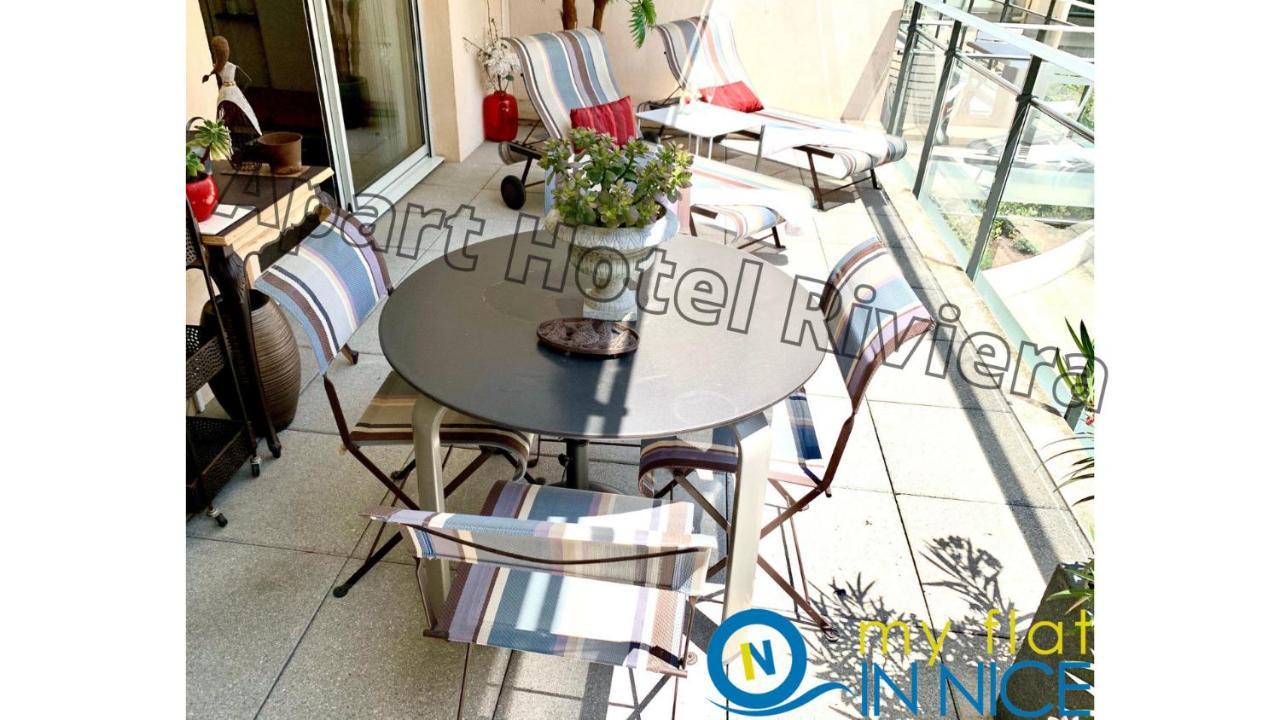 Aparthotel Riviera - Coeur Nice - Grand Superieur Studio Ac - Incroyable Terrasse - Garden View - Terrasse Jardin Pastorelli 1 Экстерьер фото